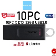 10PC Kingston PENDRIVE USBDRIVE DTX 32GB 64GB 128GB DTX USB 3.2 Flash Drive (128G/64G/32G)