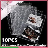 NOVOCCT Photocard Binder Sheets, Transparent PP Acid Free Multiple Pockets Sleeve, A7 Kpop Photocard
