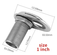 3/4inch 1inch Marine Water Filter Filtering Tool Boat Accessories Stainless Steel Intake Strainer