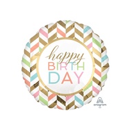 28" Pastel Celebration Birthday Foil Balloon|Happy Birthday Foil BALLOONS