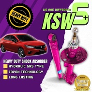 KSW S+ Gas Heavy Duty Shock Absorber City Gn2 Too Honda Front Rear Set