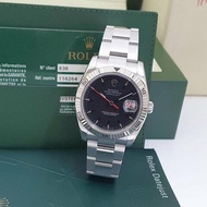 【大眾名錶】ROLEX 勞力士 116264 Datejust 黑面紅針 爬山虎 2009/08 紅字 大眾名錶B819