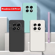 For Realme 13 Pro Plus Pro+ 13Pro+ ProPlus 12 12X 13+ 2024 Phone Case Soft TPU Rubber Armor Bumper R