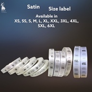 tag size label baju/ tag label size baju/ label size baju/ satin size label