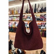 New Suede Woven Bag Suivea Chn Maroon