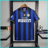 JX1 09/10 Inter Milan home UCL Final edition high quality football jersey Tshirt Child Adult Plus Si