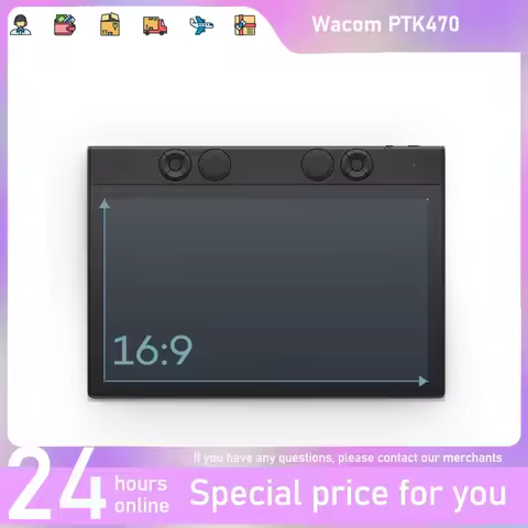 Wacom PTK470 Intuos Pro Professional Graphic Drawing Tablet Digital Art Pad Support Photoshop Drawin