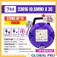 [SIRIM] Extension Plug Wayar Extension Plug 3 Pin Socket Cable Reel Extension Wire Plug Socket Exten