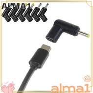 ALMA Type C to DC Jack Plug, Universal Converter USB C PD to DC Power Connector, Charging Adapter Ty