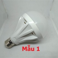12V 12W round led bulb, E27 holder / battery clip