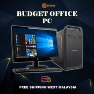 BUDGET OFFICE SET PC BUILD FOR STUDY, OFFICE USE (INTEL/AMD Custom Build PC/Office PC)-All New Parts
