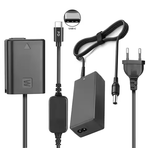 NP FW50 NP-FW50 Dummy Battery AC/DC PD for Sony Alpha ZV-E10 7 a7 a7S a7II a7R A3000 A5000 A6000 NEX