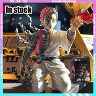 13cm New Demon Slayer Akaza Hakuji Model Doll  Action Figurine Anime Figure Pvc Toys Collectible Des