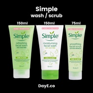 Simple Toner/Scrub/Cleanser/Resfreshing/Moisturising