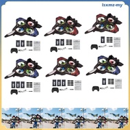 [LsxmzMY] RC Glider Plane Foam Rc Fighter Jet Model with Stunt 360 Degree Flip Led Lights for Kids B