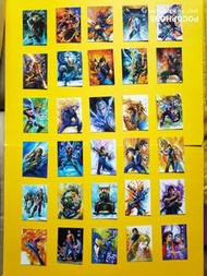 新著龍虎門 - " 猛虎狂龍篇"珍藏紀念卡  一套人物/武功/内功/雙面拼圖卡80張 100% 保全良好