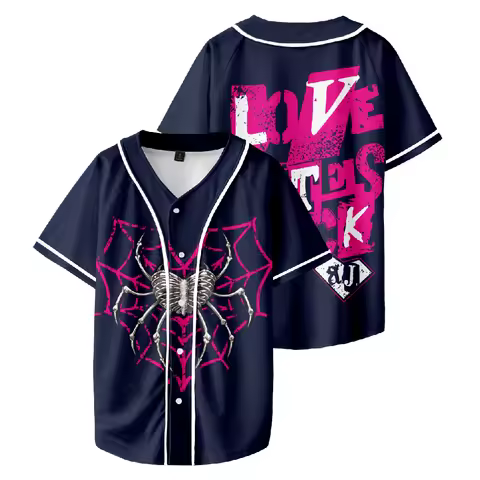 3D AJ Lee Love Bites Spider Web Shirt V Neck Button Down Shirt Men/women Gym Sport Tops