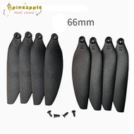 PINEAPH Folding Propeller Blades, Universal Plastic Remote Control Drone Parts, Black 58mm/66mm Quad