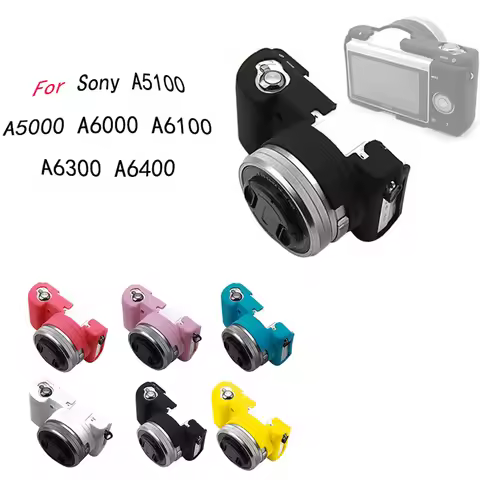 For Sony Alpha A5100 A5000 A6000 A6100 A6300 A6400 Cover For Soft Silicone Rubber Camera Case Bag Pr