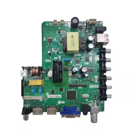 New 32 inch LCD TV common motherboard T.R67.PB816 T.R83.PB816 Complimentary remote control