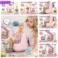 JAVIER Colourful Clay Pasta|Kitchen Toy Cooking Toys Simulation Kitchen Ice Cream|Kitchenware Hamburg DIY Safe Children