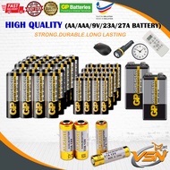 GP Supercell AA AAA 9V Battery 23A 27A