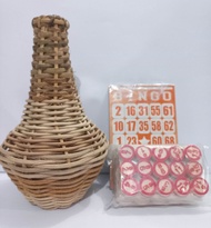 Rattan Bingo Set