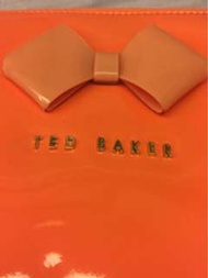 Ted baker 小萬用袋 bag 橙色 蝴蝶 可放iPad orange ribbon can put iPad 全新 NEW #prettysales