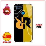Softcase Glass Kaca Oppo A12 Terbaru ( R.R.Q )- Case Oppo A12 | Case Handphone - Sarung Hp Oppo A12