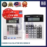 CANON CALCULATOR WS-1210HI III | 12 DIGIT CALCULATOR | OFFICE CALCULATOR