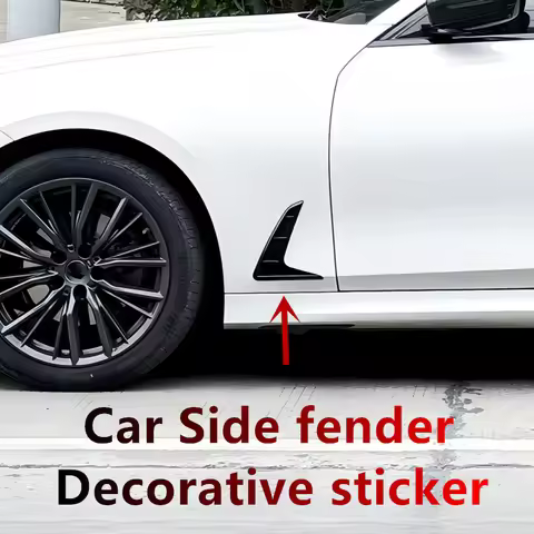 Car Side Vent Trim Cover Fender Side Marke Car Side fender Decorative sticker For BMW 3 Series i3 G2