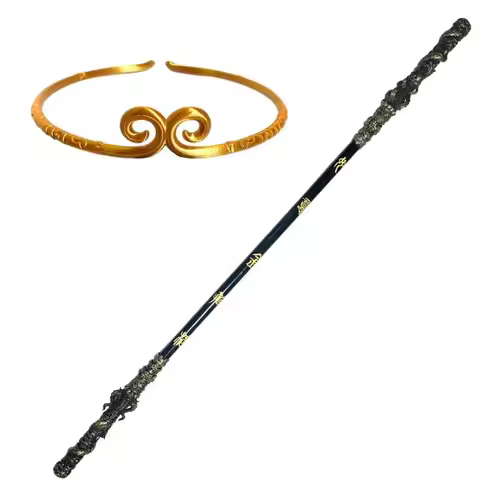Ruyi Golden Hoop Rod Black Myth: Wukong Ruyi Jingu Bang Headwear Cosplay Props Halloween Christmas P