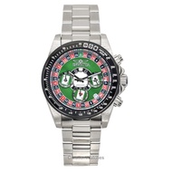 Invicta Speedway Roulette Casino Chronograph GMT Green Dial Quartz 44642 200M Mens Watch
