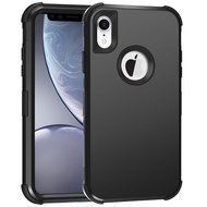 IPhone XS MAX Case iPhone XR กรณีโทรศัพท์หรูหรา 3 in 1 ไฮบริดหนักกันกระแทกป้องกันรอยขีดข่วนเต็มร่างกายนุ่มกันชนป้องกันโทรศัพท์ปกคลุมสำหรับ Apple iPhone XS MAX/iPhone XR ！