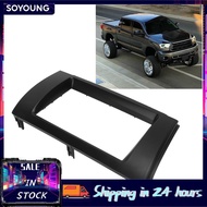 Soyoung 2DIN Car Dash Installation Fascia Kit ABS Navigation Panel Frame Replacement for Sequoia Tun