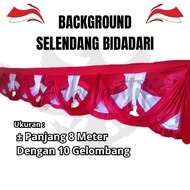 ANGEL SCARF BACKGROUND FLAG (8 Meters 10 Waves)