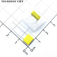 [20 Pieces]- Yellow Candy Capacitor 3.3nF 332J 100VDC CL71 TechZone Viet