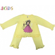 (3/4years) Jkids original brand kids girls pajamas long sleeve & long pants (big cutting)