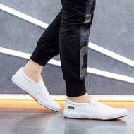 COLOR WHITE .Coastar Leather Shoes For Men Korean Shoes For Men Rubber Shoes For Men Sneaker Shoes