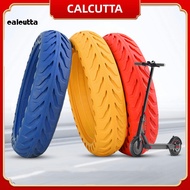 [calcutta] Hollow Structure Scooter Tire Weather-resistant Scooter Tire Xiaomi M365/pro Electric Scooter Replacement Wheel Tire Puncture-proof Shock Absorption Wear Resistant Front