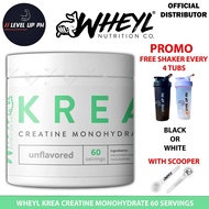 WHEYL KREA Creatine Monohydrate 60 SERVINGS FREE STICKER AND SCOOPER