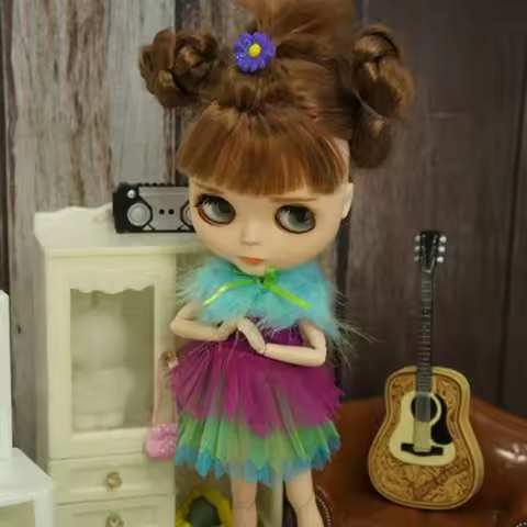 Fashion Elegant Jeans Pants Cute DIY Accessories T-shirt Yarn Skirt Mini Simple Dresses Coat for azo