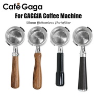 58MM Coffee Bottomless Portafilter for GAGGIA Classic Pro Naked Filter Basket Barista Accessories Es