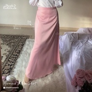 Langit Store  ROK SATIN SILK  DUYUNG / MERMAID SATIN SKIRT / Rok Kondangan / TERBARU / COD