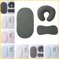 SOME Set of 3pcs Cotton Crib Sheet Feeding Pillow Slipccover Nursing Pillowcase Cover and Nursing Pa
