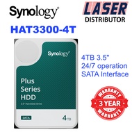 Synology 4TB HAT3300-4T Plus Series 3.5" SATA HDD Hard Disk Drive