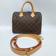 路易威登speedy25老花肩帶款