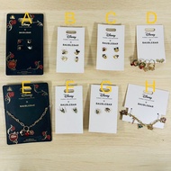 100% 全新 迪士尼 米奇 米妮 唐老鴨 黛絲 白雪公主 頸鏈 耳環