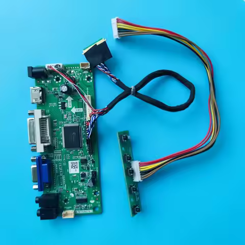 Kit For LP140WH4-TLB1/TLP1/TLC1/TLA1/TLA2/TLN1 Controller board 1366X768 DVI Audio Screen LG 14" VGA