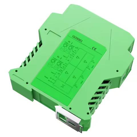 0-10V 0-5V Input Galvanic Signal Isolator Converter 4-20mA 0-20mA Output 2 In 2 Out High Linearity S